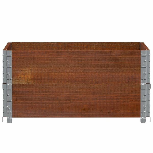 vidaXL Z&aacute;hradn&yacute; kvetin&aacute;č hned&yacute; 80x60 cm borovicov&yacute; mas&iacute;v