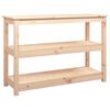vidaXL Konzolov&yacute; stol&iacute;k 110x40x74 cm mas&iacute;vne borovicov&eacute; drevo