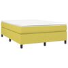vidaXL Boxspring posteľ s matracom zelen&aacute; 140x190 cm l&aacute;tka