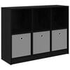 vidaXL Serv&iacute;rovacia skriňa Čierny dub 102 x 32 x 73,5 cm