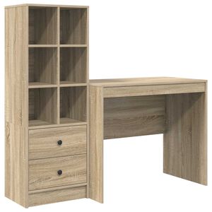 vidaXL St&ocirc;l Sonoma dub 135,5 x 50 x 127 cm 2 ks