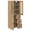 vidaXL Highboard Remeseln&yacute; dub 69,5 x 34 x 90 cm Kompozitn&eacute; drevo