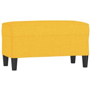 vidaXL Lavička bledožlt&aacute; 70x35x41 cm l&aacute;tka