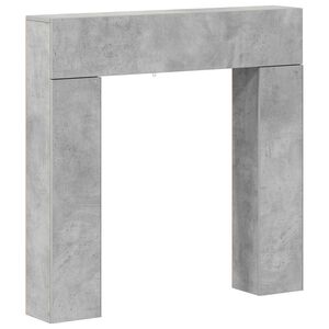 vidaXL R&aacute;m krbu Bet&oacute;novo siv&aacute; 102 x 18 x 100,5 cm Kompozitn&eacute; drevo