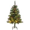 vidaXL Umel&yacute; v&yacute;klopn&yacute; vianočn&yacute; stromček 150 LED 150 cm