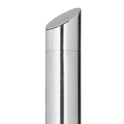 vidaXL Záhradná sprcha so sivým podstavcom 225 cm nehrdzavejúca oceľ