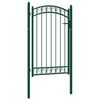 vidaXL Br&aacute;na EMMEN 104 x 106 cm Zamykateľn&eacute; Povrchovo upraven&aacute; oceľ