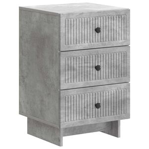 vidaXL Nočn&yacute; stol&iacute;k Bet&oacute;novo siv&aacute; 43 x 41 x 66,5 cm Kompozitn&eacute; drevo
