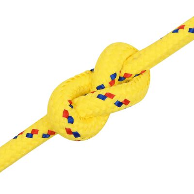 vidaXL Lodné lano žlté 18 mm 50 m polypropylén