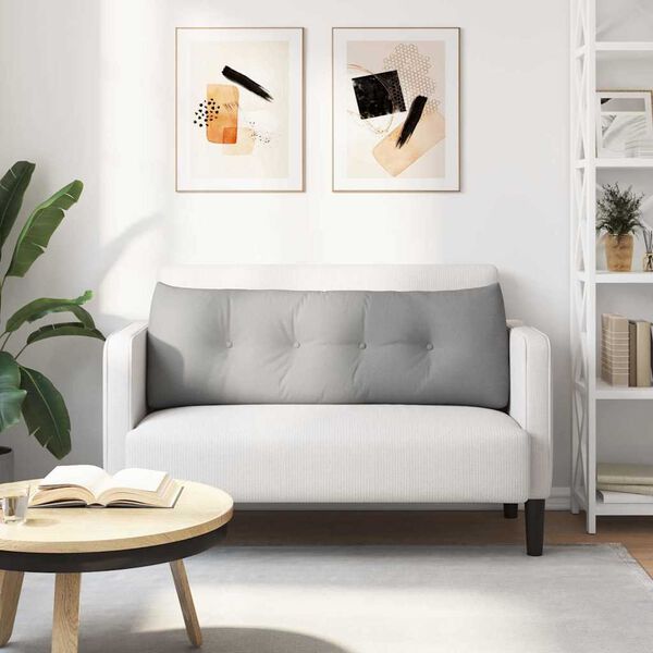 vidaXL Podu&scaron;ka na chrb&aacute;t Obl&aacute; &scaron;ed&aacute; 140 x 24 x 50 cm l&aacute;tka