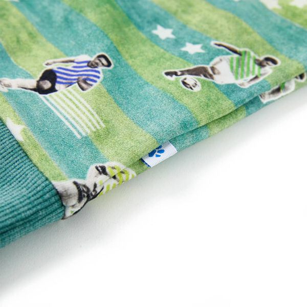 Detská mikina svetlozelená melanž 92