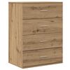 vidaXL Serv&iacute;rovacia skriňa Remeseln&yacute; dub 60 x 39 x 80 cm
