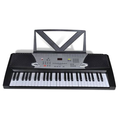 Elektronický keyboard s 54 klávesami so stojanom na noty