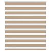vidaXL Zebrov&aacute; roleta pieskovo hned&aacute; 130x100 cm &scaron;&iacute;rka l&aacute;tky 125,9 cm polyester