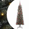 vidaXL Umel&yacute; vianočn&yacute; stromček Zelen&aacute; 120 cm PVC, plast a oceľ