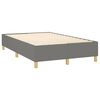 vidaXL Boxspring posteľ s matracom tmavosiv&yacute; 120x200 cm l&aacute;tka