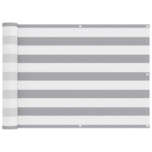 vidaXL Balk&oacute;nov&aacute; obrazovka 75 x 400 cm Oxfordsk&aacute; l&aacute;tka Obdĺžnikov&yacute;