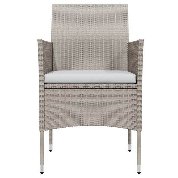 vidaXL 5-dielna z&aacute;hradn&aacute; jed&aacute;lensk&aacute; s&uacute;prava s vank&uacute;&scaron;mi b&eacute;žov&aacute; a čierna