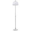 vidaXL Oblúková lampa strieborná 200 cm 60 W E27