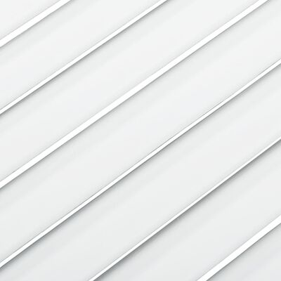 vidaXL Lamelové dvierka na skrinku 2 ks, biele 61,5x39,4 cm , borovica
