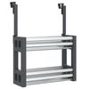 vidaXL Organiz&eacute;r pod um&yacute;vadlo 34x12x26 cm hlin&iacute;kov&yacute;