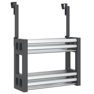 vidaXL Organiz&eacute;r pod um&yacute;vadlo 34x12x26 cm hlin&iacute;kov&yacute;