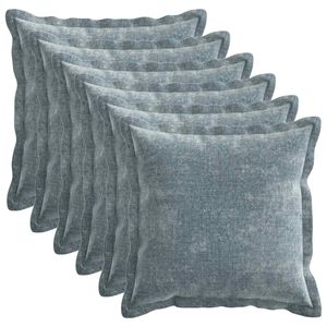 vidaXL Poťah na podložku 6 ks HOUTEN Svetlomodr&aacute; 30 x 30 cm