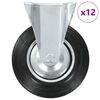 vidaXL Otočn&eacute; kolieska 12 ks 200 mm
