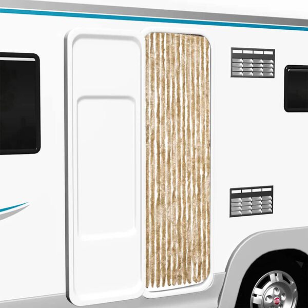 vidaXL Z&aacute;ves proti hmyzu, b&eacute;žov&yacute; 56x200 cm, ženilka