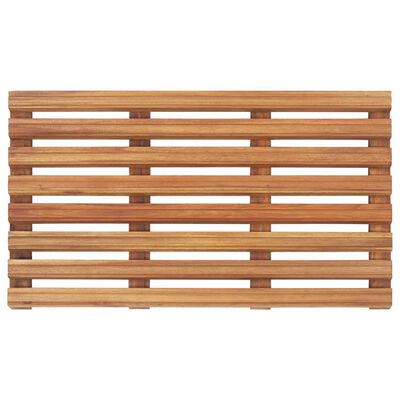 vidaXL Kúpeľňové predložky 2 ks masívne akáciové drevo 56x37 cm