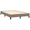 vidaXL Boxspring posteľ s matracom sivohned&aacute; 120x190 cm l&aacute;tka