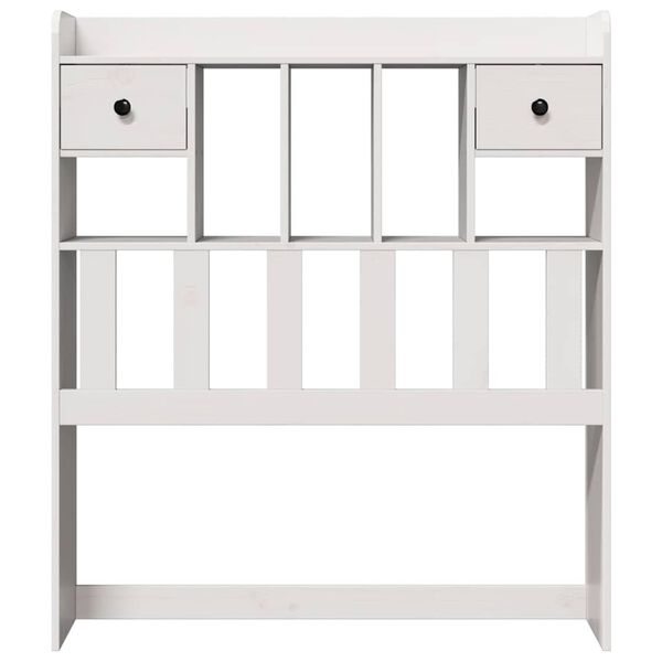 vidaXL Čelo postele s &uacute;ložn&yacute;m priestorom biele 90 cm borovica