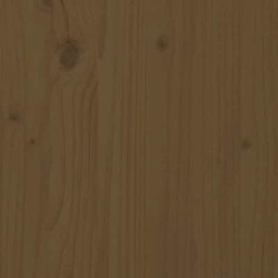 vidaXL Posteľný rám medovo-hnedý borovicový masív 90x200 cm