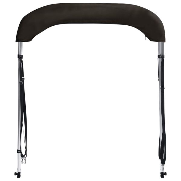 vidaXL 2-kr&iacute;dlov&aacute; bimini strie&scaron;ka čierna 180x130x110 cm