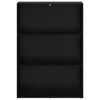 vidaXL Reg&aacute;l na knihy Čierny dub 60 x 30 x 76.5 cm Kompozitn&eacute; drevo