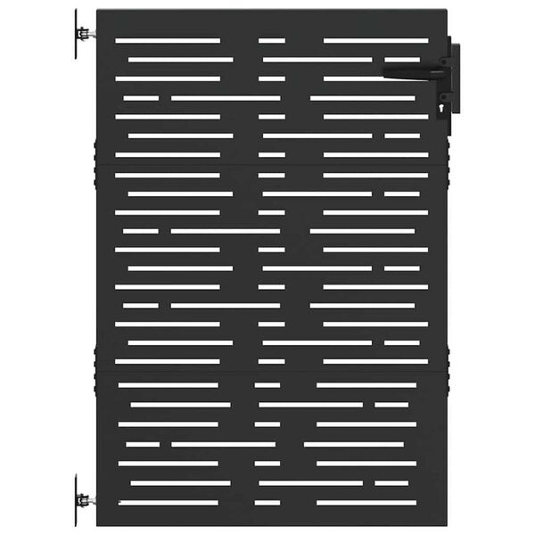 vidaXL Záhradná brána 85x125 cm, corten oceľ, štvorcový dizajn