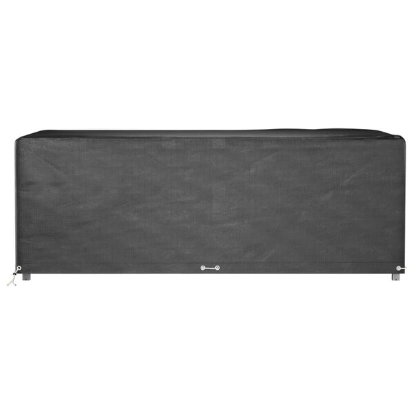 vidaXL Obaly na záhradný nábytok 2 ks 12 očiek 213x132x75 cm obdĺžnik