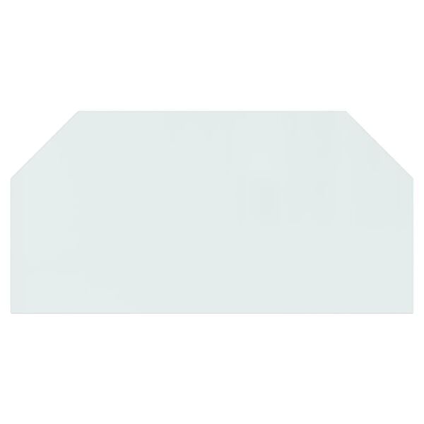 vidaXL Krbová sklenená doska šesťuholník 120x60 cm