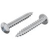 vidaXL Dreven&aacute; skrutka 2 ks Strieborn&aacute; M4 x 28 mm Železo