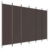 vidaXL 6-panelov&yacute; parav&aacute;n hned&aacute; 300x200 cm l&aacute;tkov&yacute;