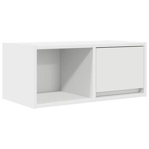 vidaXL TV skrinka, biela 60x31x25,5 cm, kompozitn&eacute; drevo