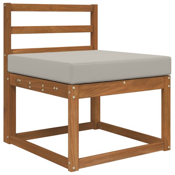 vidaXL Vank&uacute;&scaron; na vonkaj&scaron;iu pohovku Biely 60 x 60 x 8 cm Polyester