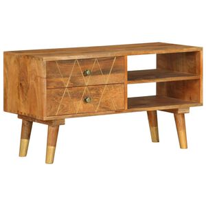 vidaXL TV skrinka 85x35x47 cm, mangov&yacute; mas&iacute;v