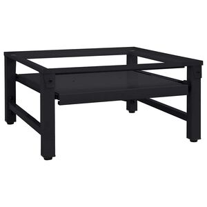 vidaXL Pedestal na pr&aacute;čku Čierny 62 x 60,5 x 32,5 cm Oceľ