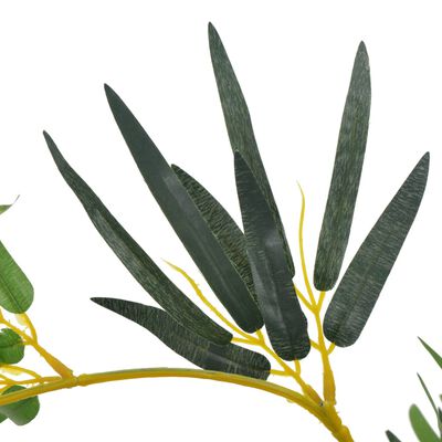 vidaXL Umelá rastlina, bambus s kvetináčom, zelená 110 cm