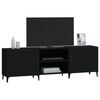 vidaXL TV skrinka, čierna 150x30x50 cm, kompozitn&eacute; drevo