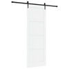 vidaXL Posuvn&eacute; dvere ORKDAL Biela a čierna 83 x 232 cm