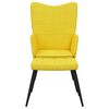vidaXL Relaxačn&eacute; kreslo s podnožkou, horčicovo žlt&eacute;, l&aacute;tka