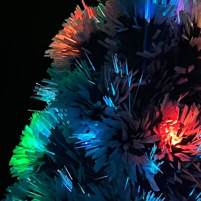 vidaXL Osvetlený vianočný stromček, bielo modrý 64 cm, optické vlákno