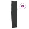 vidaXL Obaly na z&aacute;hradn&yacute; slnečn&iacute;k 2 ks 240x57/57 cm 420D oxford l&aacute;tka